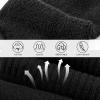 BOOPH Kids Athletic Crew Socks Boys Girls Performance Breathable Half Cushioned Socks Thick Cotton Calf Sockss for Running Soccer 6 Pairs 7-10Y Black and White view 4