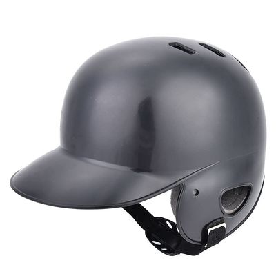 UPQRSG Batting Helmet, ABS Sponge At The Helmet Inner Proof Pressure Softball Helmet, Lightweight Hard Wearing Hole At Top Batting Helmet Adult, for Teenager(Black)
