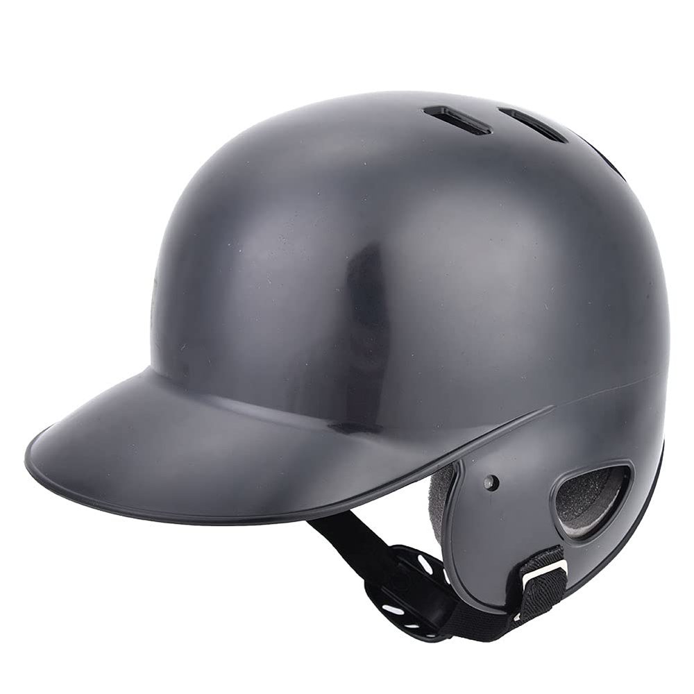 UPQRSG Batting Helmet, ABS Sponge At The Helmet Inner Proof Pressure Softball Helmet, Lightweight Hard Wearing Hole At Top Batting Helmet Adult, for Teenager(Black)