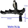 Archery Release Aids, Trigger Thumb Bow Release, 4 Fingers Adjustable Can Rotate 360 Thumb Release Bow Aluminum Alloy Aids for Compound Bow, Compound Bow Hunting Archery Hunting. view 3