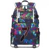 FANwenfeng Soccer Player 7 Multifunction Backpack Travel Football Fans bag for Men Women (P-Pattern 1) view 1