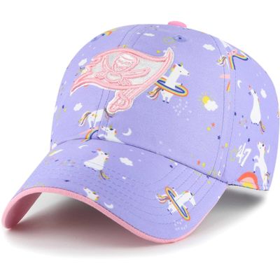 47 Girls Preschool Lavender Tampa Bay Buccaneers Unicorn Clean Up Adjustable Hat