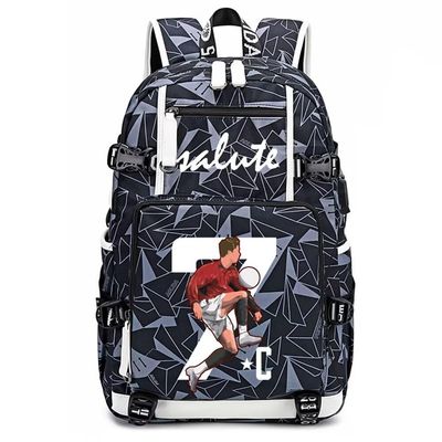 FANwenfeng Soccer Player 7 Multifunction Backpack Travel Football Fans bag for Men Women (Style 8)