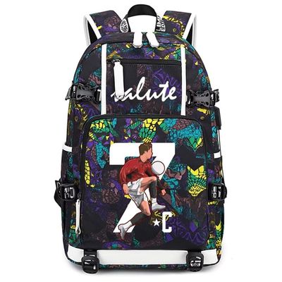 FANwenfeng Soccer Player 7 Multifunction Backpack Travel Football Fans bag for Men Women (Style 5)
