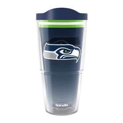 Tervis NFL Seattle Seahawks - Forever Fan Made in USA Double Walled Insulated Tumbler Travel Cup Keeps Drinks Cold & Hot, 24oz, Classic
