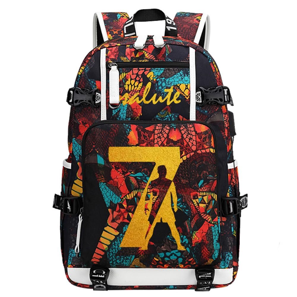 Soccer Player 7 Multifunction Backpack Travel Football Fans bag for Men Women (Style 3)