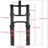 ZECHAO 26" Mountain Disc Brake E-Bike Front Fork,Bike 1-1/8" Bike Suspension Fork 170mm Travel Air Damping for 4.0" Fat Tire QR ATB/BMX Outdoor view 2
