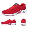 Fenlogft Women's Flying Knit Running Shoes - Lightweight Lace-up Sneakers for Daily Walking and Work, Garden Shoes (Red, Adult, Women, Numeric_6_Point_5, Numeric, us_Footwear_Size_System, Medium) view 1