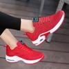 Fenlogft Women's Flying Knit Running Shoes - Lightweight Lace-up Sneakers for Daily Walking and Work, Garden Shoes (Red, Adult, Women, Numeric_6_Point_5, Numeric, us_Footwear_Size_System, Medium) view 3