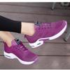 Fenlogft Women's Flying Knit Running Shoes - Lightweight Lace-up Sneakers for Daily Walking and Work, Garden Shoes (Pure Purple, Adult, Women, Numeric_5, Numeric, us_Footwear_Size_System, Medium) view 2