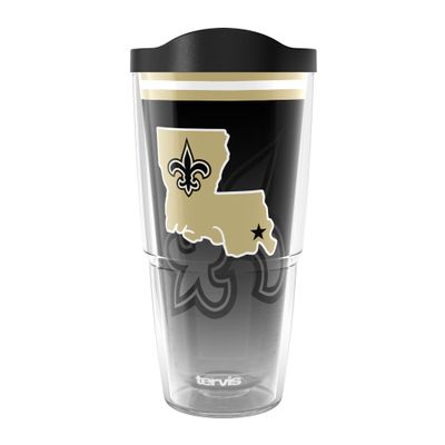 Tervis NFL New Orleans Saints - Forever Fan Made in USA Double Walled Insulated Tumbler Travel Cup Keeps Drinks Cold & Hot, 24oz, Classic