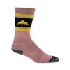 Burton Kids' Weekend Midweight Snow Socks (2 Pack) (US, Alpha, Small, Medium, Regular, Powder Blush) view 1