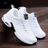 Fenlogft Women's Flying Knit Running Shoes - Lightweight Lace-up Sneakers for Daily Walking and Work, Garden Shoes (White, Size, 6.5) view 2
