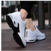 Fenlogft Women's Flying Knit Running Shoes - Lightweight Lace-up Sneakers for Daily Walking and Work, Garden Shoes (White, Size, 6.5) view 3