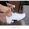 Fenlogft Women's Flying Knit Running Shoes - Lightweight Lace-up Sneakers for Daily Walking and Work, Garden Shoes (White, Size, 6.5) view 4