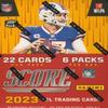 2023 Score Football Card Blaster Box (132 Cards) view 1