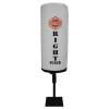 RIGHT PUNCH Punching Bag for Adults, Teens Kick Boxing Heavy Bag (White) view 2