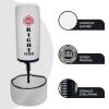 RIGHT PUNCH Punching Bag for Adults, Teens Kick Boxing Heavy Bag (White) view 3