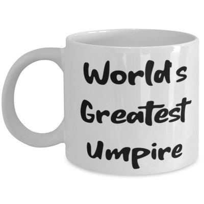 Gag Umpire Gifts, World's Greatest Umpire, Umpire 11oz 15oz Mug From Boss, Cup For Friends, Umpire cup, Umpiring, Referee, Officiating