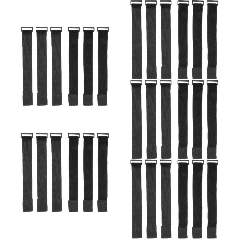 30Pcs Ankle Straps Bicycle Pant Leg Bundling Belts Wear-Resistant Sticky Straps for Sports, Elastic Securing Pant Cuff with Buckle Multi-Function Bike Ankle Bands for Riding Fishing Outdoor Activities
