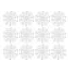 Abaodam Festive Supplies 50Pcs Spider Webs Plastic Cobweb Holiday Accessories for Halloween Decoration () Halloween Cobweb Decorations view 1