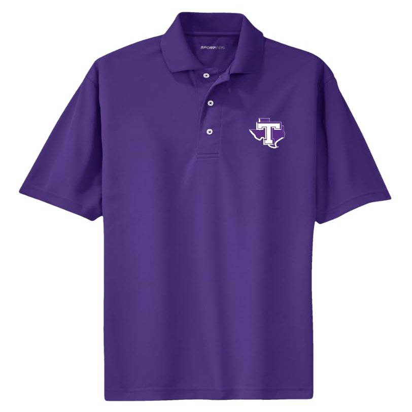 J2 Sport Tarleton State - Purple Mens Adult Polo NCAA Collegiate Short Sleeve Polo Shirt