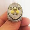 2023 Fantasy Football Championship Ring | Heavy FFL Champion Ring | Gold Silver Tone Plated Award Trophy for Fantasy Football League Winner (14, Ring and case Together) view 4