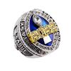 2022 Fantasy Football Championship Ring | Heavy FFL Champion Ring | Gold Silver Tone Plated Award Trophy for Fantasy Football League Winner (14, ring and stand together) view 4