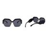 XLUMIO Sunglasses Women Cat Eye Rivet Purple Half Frame Glasses Shades,1,One size view 3