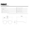 XLUMIO Women Metal Sunglasses Vintage Ladies Irregular Sun Glasses Men Women UV Protection Shades Eyewear,1,one size view 2