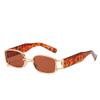 XLUMIO Women Small Frame Rectangular Sunglasses Retro Punk Style Glasses Men Sunscreen Eyewear UV400,2,one size view 1