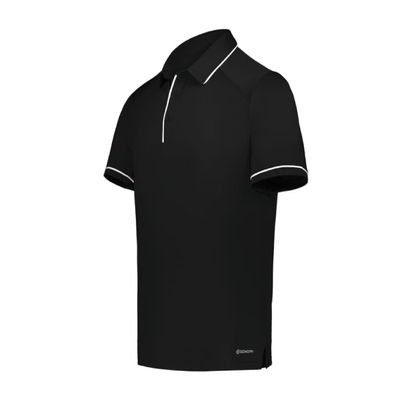 Holloway Men's Powered by Coolcore Performance Polo, Black/White
