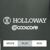 Holloway Men's Powered by Coolcore Performance Polo, Black/White view 4