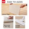 19.38sqft Plush Foam Interlocking Carpet Tiles 12x12x0.4in Square Foam Floor Tiles Mat Cuttable Easy to Clean Soft Climbing Play Ground Mats All Se(Size:20pcs,Color:Dark Green+red+Beige) view 4