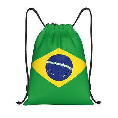 Brazil Drawstring Backpack Yoga Beach Sackpack Lightweight Gym Sports String Brazilians Bag S