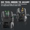 ZBULAR Fiber Optic Sights, Flip Up Front and Rear Backup Sights with Green Red Fiber Optics Dots, Tool-Free Adjustable Front Sight Rapid Transition view 2