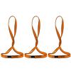 AINIKEY 18MM Nylon Climbing Sling Runner 23KN CE2008/EN566 Rock Climbing Webbing Straps for Outdoor Climbing, Rappelling, Swing, Yoga Hammock etcOrange | 120cm / 48inch | Pack of 3 view 1