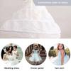 DOITOOL De Gala Girls Skirts& Skorts Womens Skirts Toddler Girl Dresses Half Slip Petticoat Vintage Petticoat Crinoline Full Shape Dress Crinoline White Suspenders Princess Miss view 4