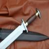 19 inches Blade Viking Sword | Handmade Sword | Viking Sword | Leaf Spring Sword | Balanced Design | Historical Replica | Historical Sword Replica | Leaf Spring Steel Blade. view 2