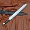 19 inches Blade Viking Sword | Handmade Sword | Viking Sword | Leaf Spring Sword | Balanced Design | Historical Replica | Historical Sword Replica | Leaf Spring Steel Blade. view 3
