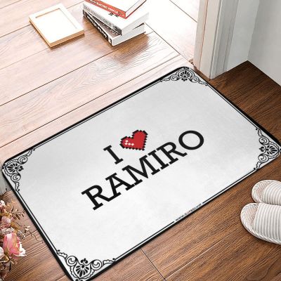 Abipuir Home Decor for Men I Love Ramiro Doormat Husband Gifts Porch Decor (Color : Colour, Size : 65X90CM)