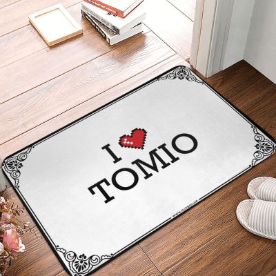 Abipuir Home Door Mat I Love Tomio Doormat Fall Outdoor Decorations Front Door Rugs Indoor (Color : Colour, Size : 65X90CM)
