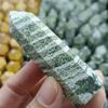 AtkitS Natural Green Zebra Stone Small Crystal Column Energy ore Home Office Decoration Crafts Gift Ornaments (Size : 1pc) view 3