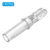 PATIKIL Archery Arrow Nocks 6.2mm 0.244", 40 Pack Insert Arrow Nock Replacement for Shooting, Clear view 3