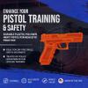 Durable Plastic Polymer Training Pistol - Lightweight Realistic Training Gun for Safe Dry Fire Drills, Draw, Grip, Movement - Compatible with Glock 19 & 23 - Fits WML, IWB & Safariland ALS Holster view 2