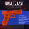Durable Plastic Polymer Training Pistol - Lightweight Realistic Training Gun for Safe Dry Fire Drills, Draw, Grip, Movement - Compatible with Glock 19 & 23 - Fits WML, IWB & Safariland ALS Holster view 3