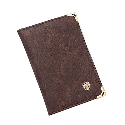 Retro Style Auto Driver License Bag PU Leather Cover For Car Driving Documents Card Credit Holder Wallet Case (Color : Coffee)