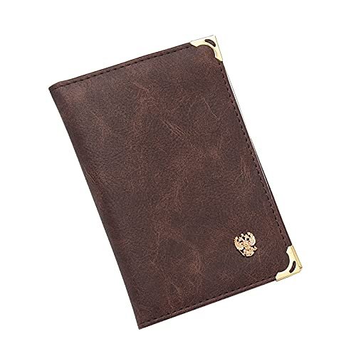 Retro Style Auto Driver License Bag PU Leather Cover For Car Driving Documents Card Credit Holder Wallet Case (Color : Coffee)