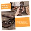 HONMEET Elegant Watch Storage Leather Watch Case Single Watch Holder Hidden Pocket for Travel Compact Watch Carrying Box view 3