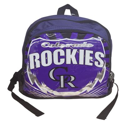 Northwest MLB Lightning Backpack 16.5" x 12" x 5.5" (Colorado Rockies)